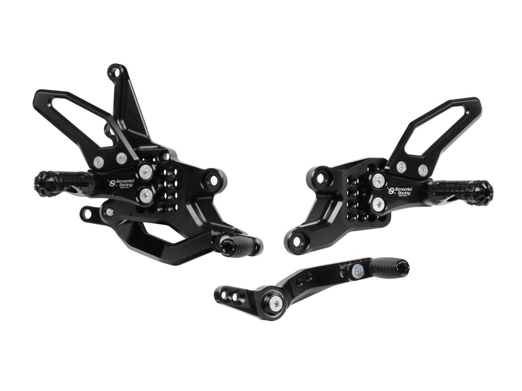 Bonamici Racing Aluminium Rearsets for the Yamaha YZF-R7 2021-2023 Bonamici Racing Aluminium Rearsets for the Yamaha YZF-R7 2021-2023
